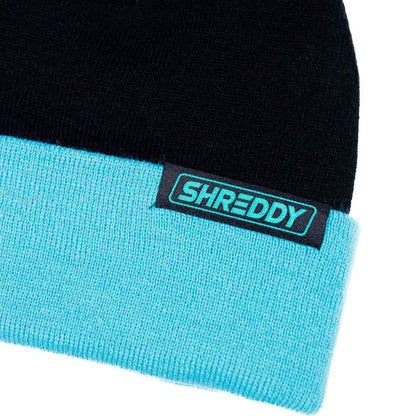 Icon Beanie (Black/Teal) - Shreddy