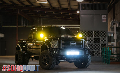 11-16 Ford Super Duty SDHQ Built A-Pillar Light Mounts