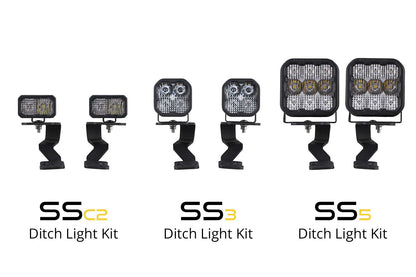 Stage Series Ditch Light Kit for 2022 Toyota Tundra C2 Sport Diode Dymanics White Combo Diode Dymanics