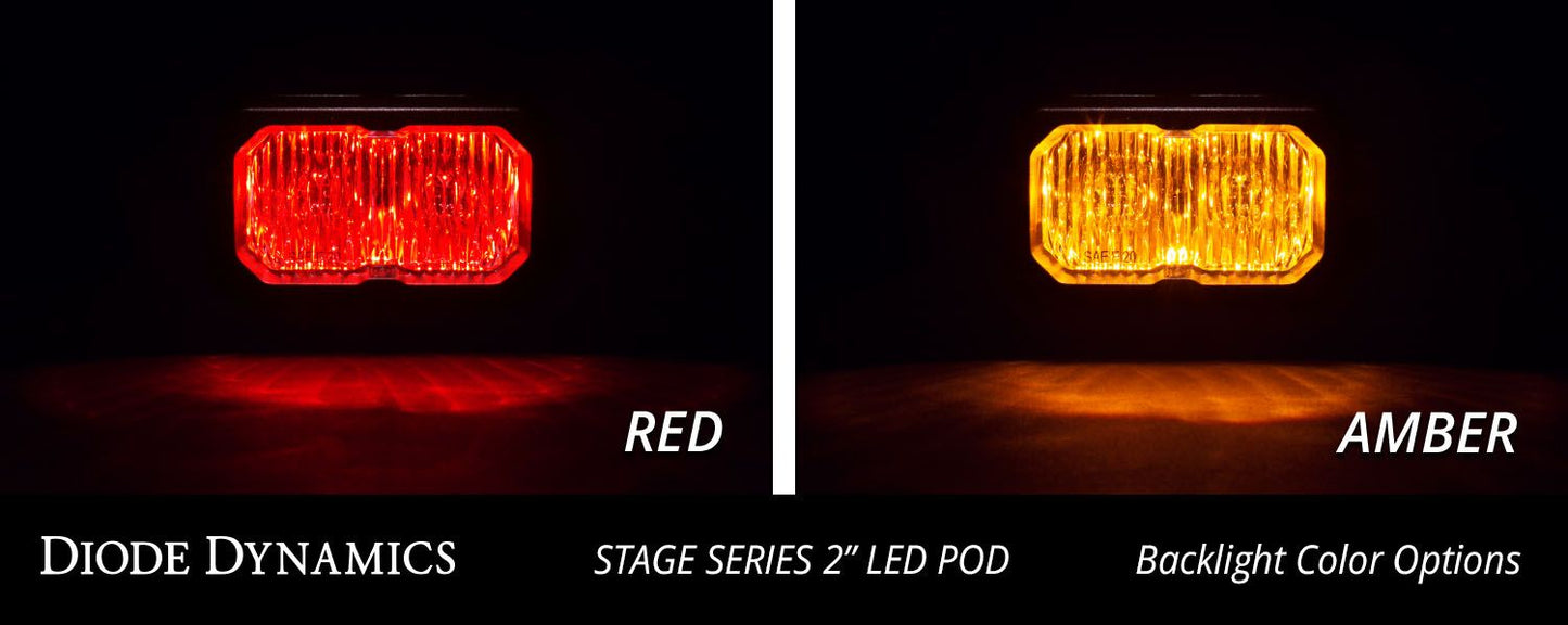 C2 1.0 SAE/DOT White Combo Standard Pro LED Pod (pair)