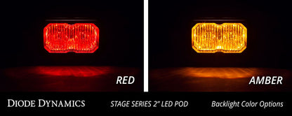 C2 1.0 SAE/DOT White Combo Standard Pro LED Pod (pair)